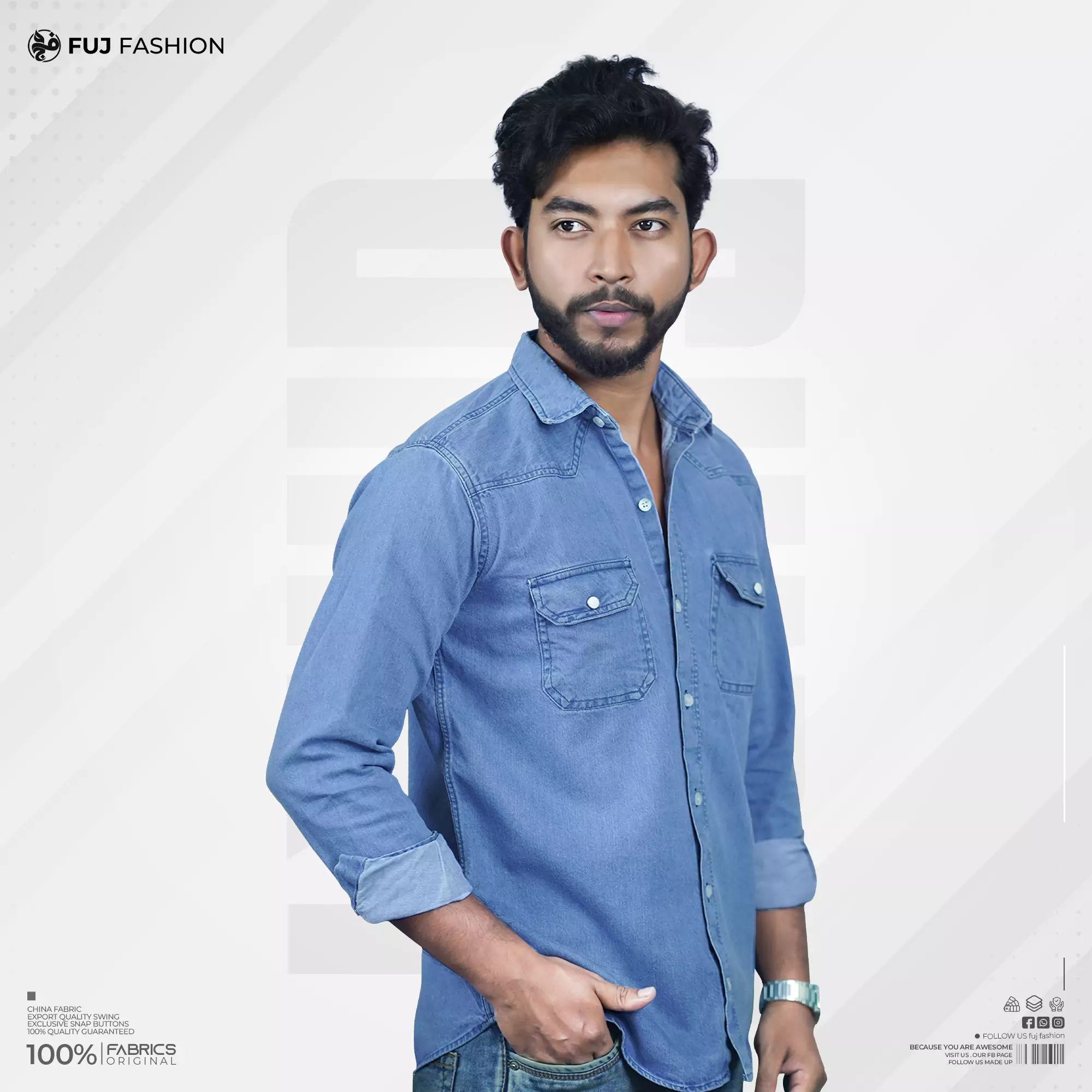 Denim Full Sleeve Shirt